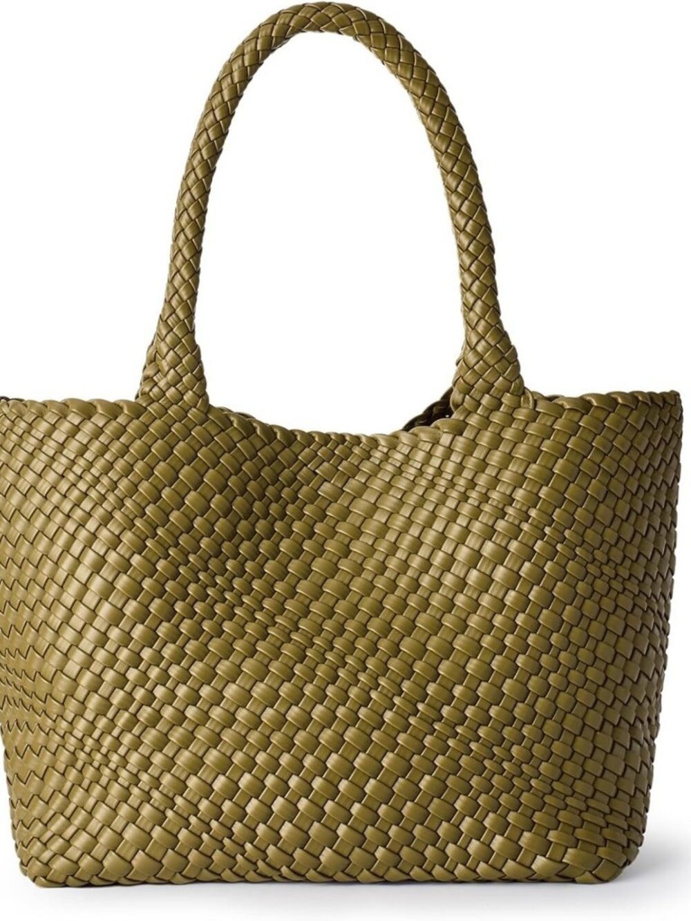 Stylish Woven Tote Bag for Women | Soft Vegan Leather, Large Shoulder Style